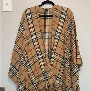 Tan patterned fleece Shaw